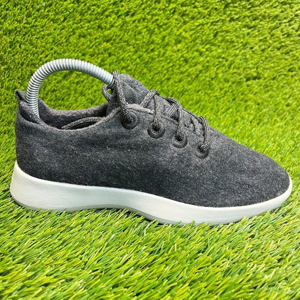 Allbirds Wool Runners Womens Size 7 Black Athletic Running Shoes Sneakers